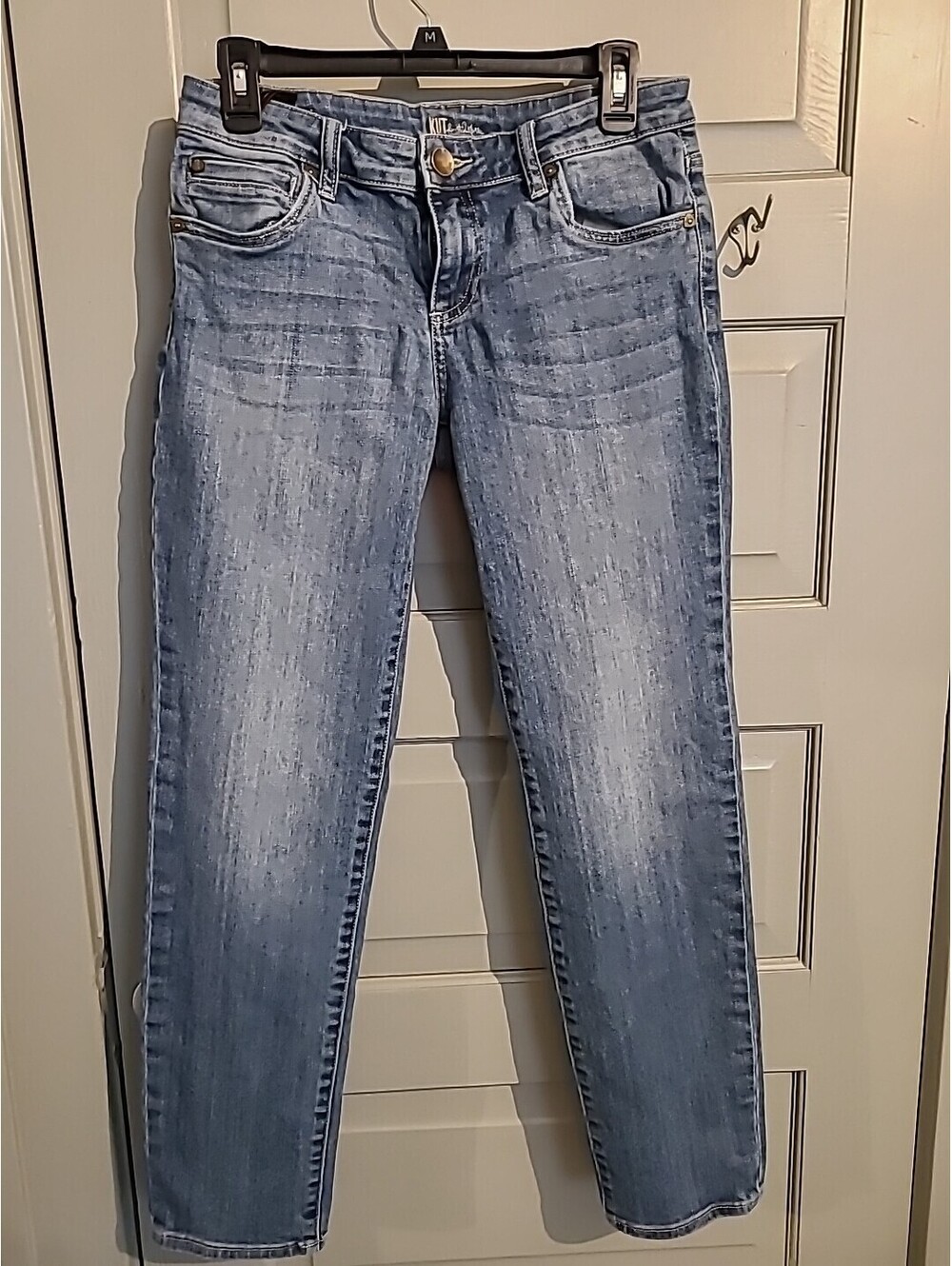 Kut From The Cloth Jeans Womens Size 4 Mid Rise Straight Medium Wash